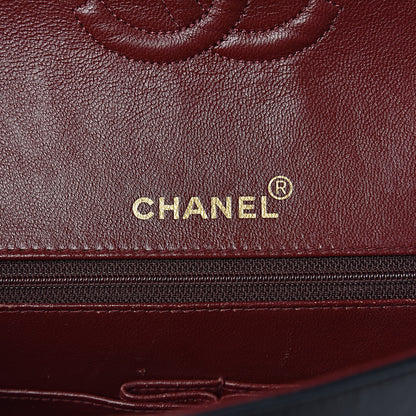 Chanel Lambskin Quilted Medium Double Flap Bag Black 6 of 16