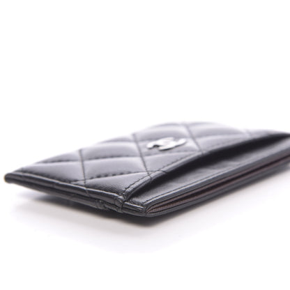 Chanel Lambskin Quilted Card Holder Black 11 of 12