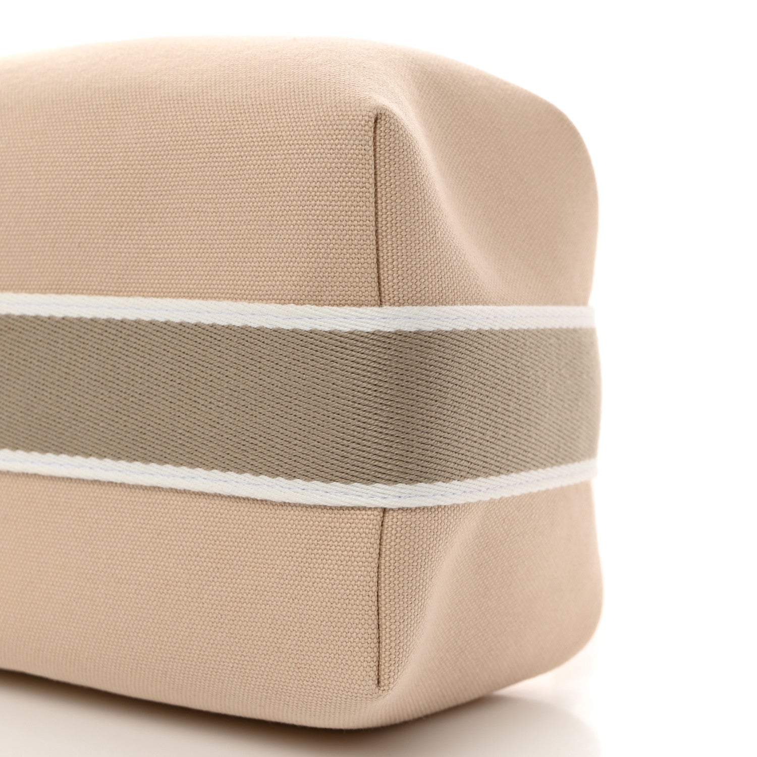 Hermes Canvas Small Bride-A-Brac Pouch Natural 8 of 9