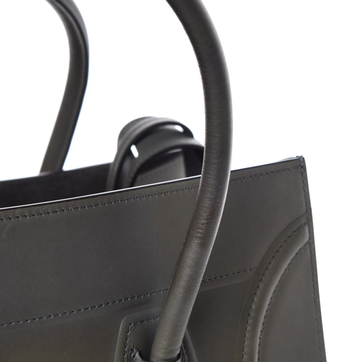 Celine Smooth Calfskin Medium Phantom Luggage Grey 14 of 18