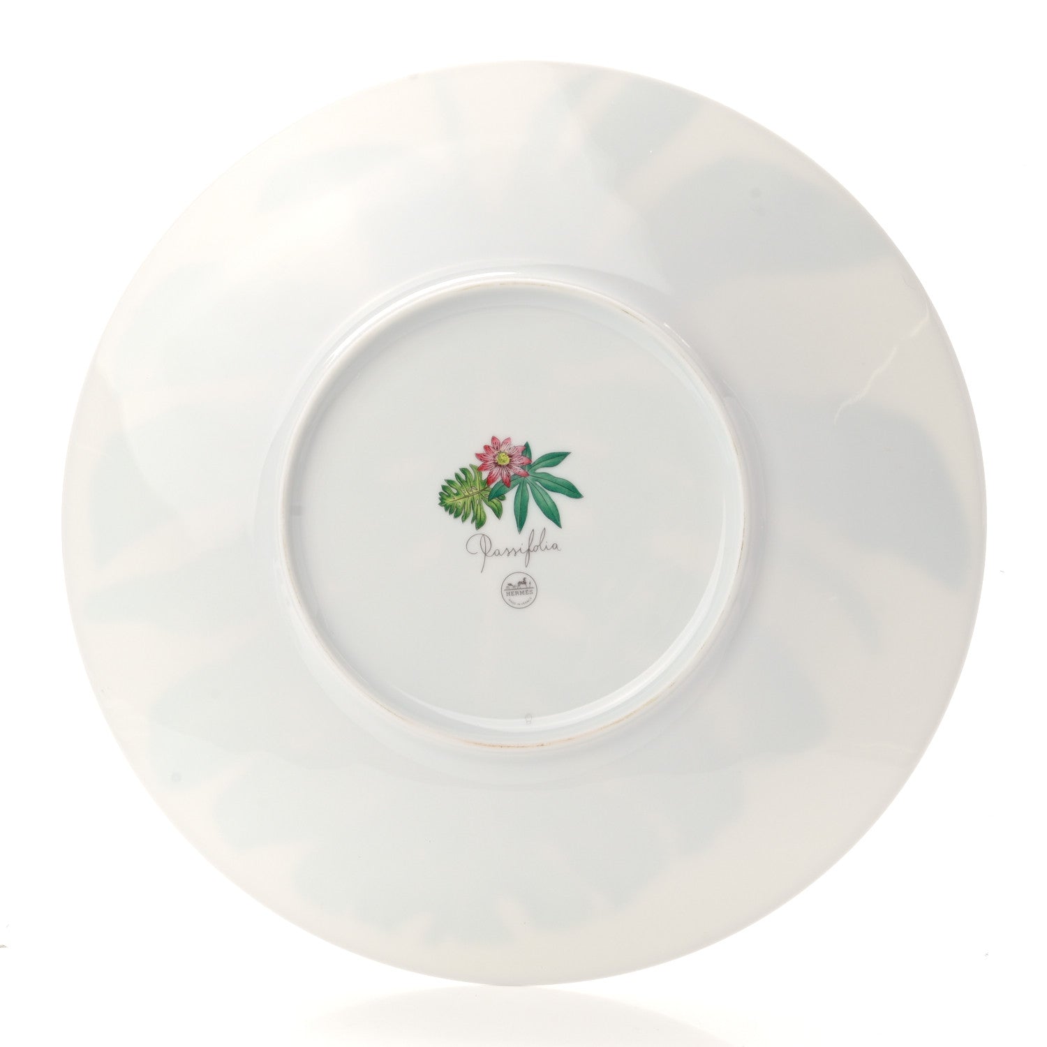 Hermes Porcelain Passifolia Dinner Plate N°1 Set of 2 3 of 7