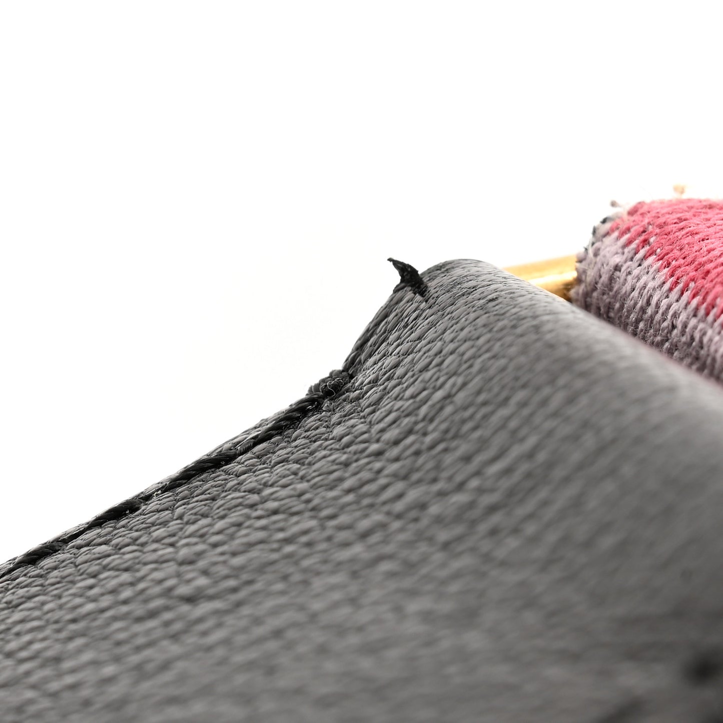 Canvas Embroidered Studded Rainbow Shoulder Strap
