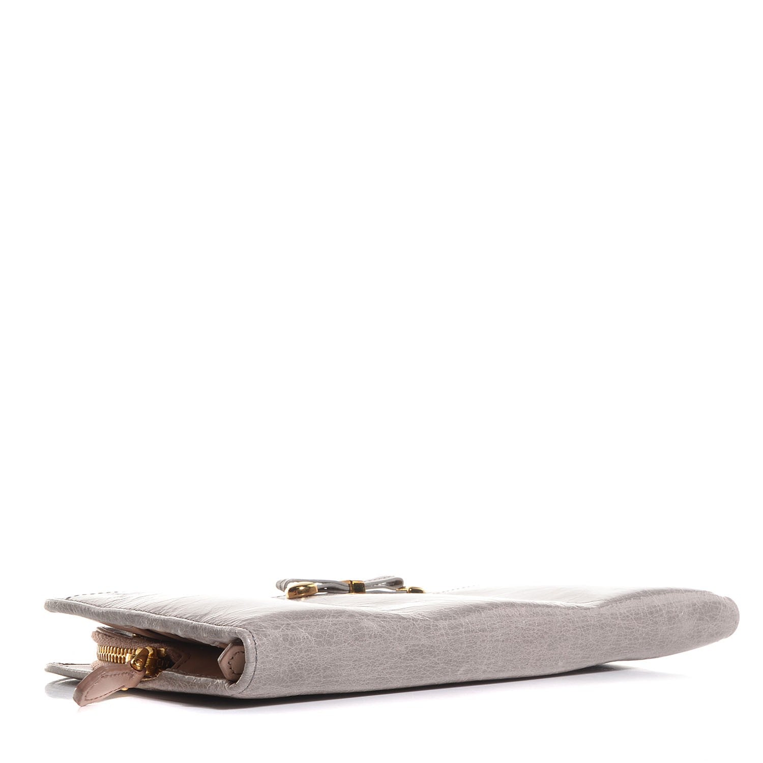Prada Vitello Shine Zip Around organizer Wallet Nube 4 of 8