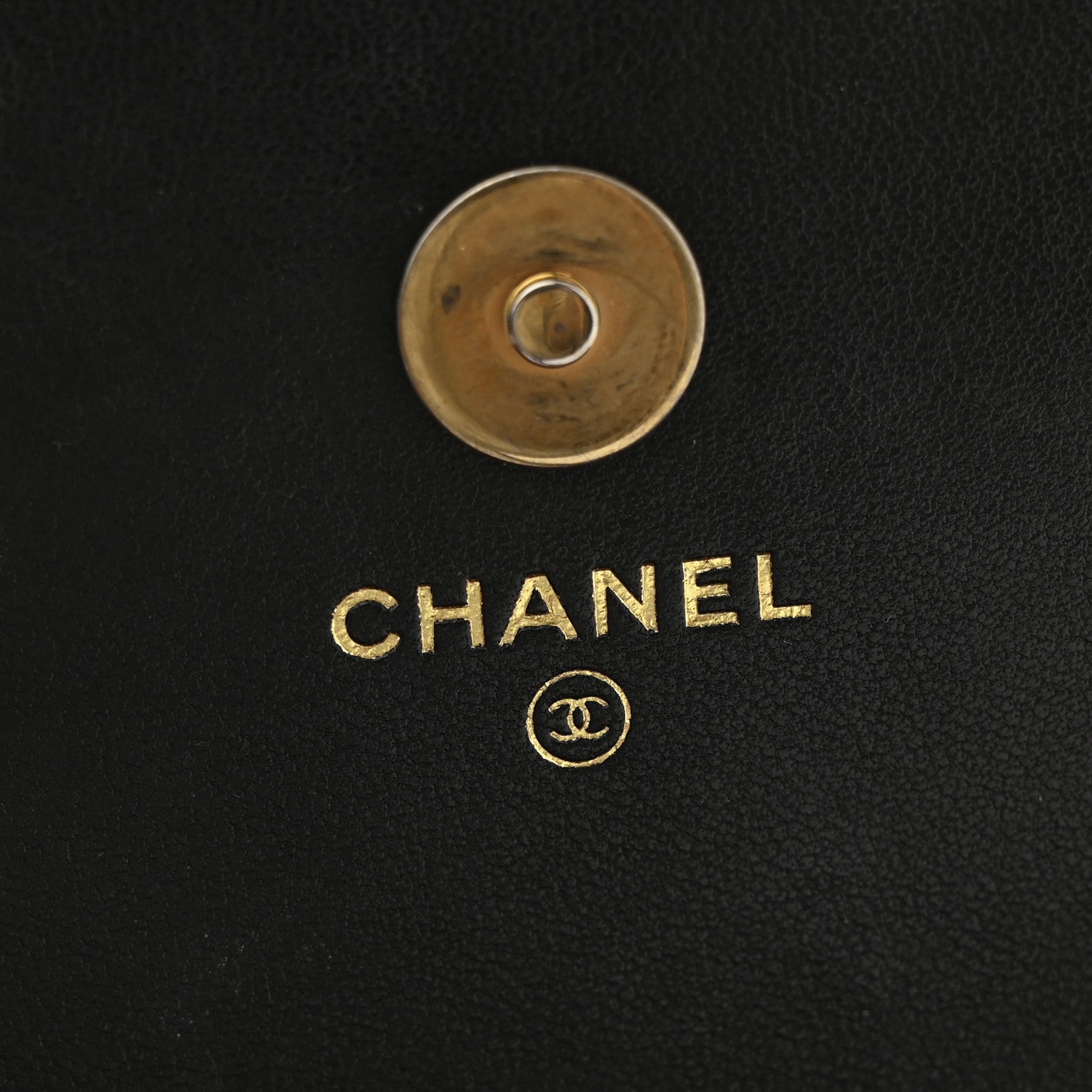Chanel Lambskin Quilted Chanel 19 Flap Phone Holder With Chain Black 6 of 12