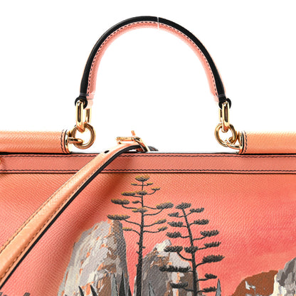 Dolce & Gabbana Dauphine Capri Printed Medium Miss Sicily Satchel Multicolor 7 of 9