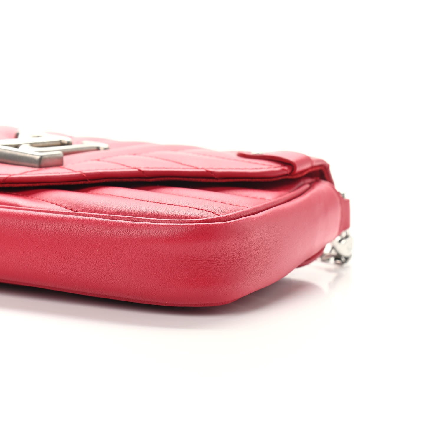 Louis Vuitton Calfskin New Wave Chain Pochette Scarlet 9 of 9