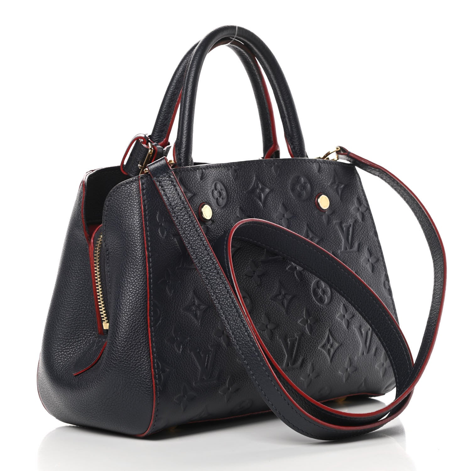 Louis Vuitton Empreinte Montaigne BB Marine Rouge 3 of 18