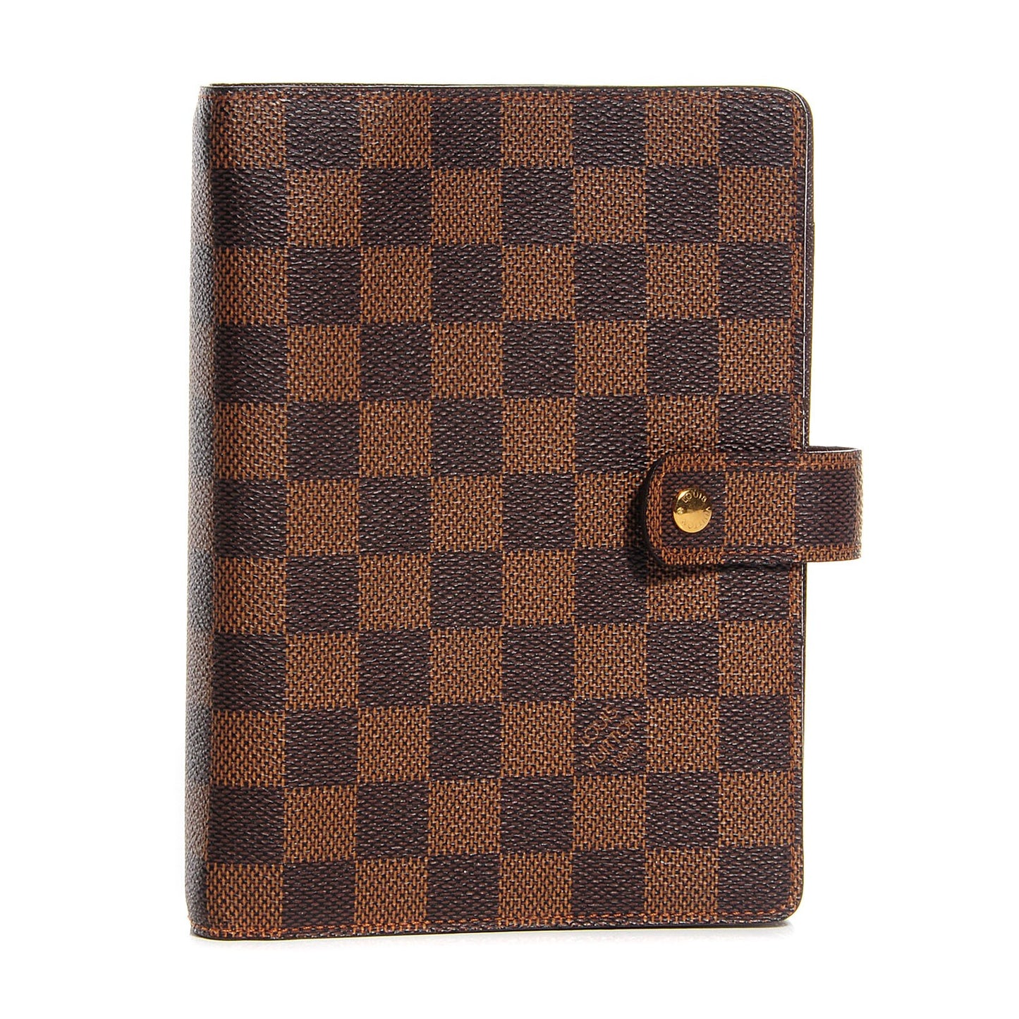 Damier Ebene Medium Ring Agenda Cover
