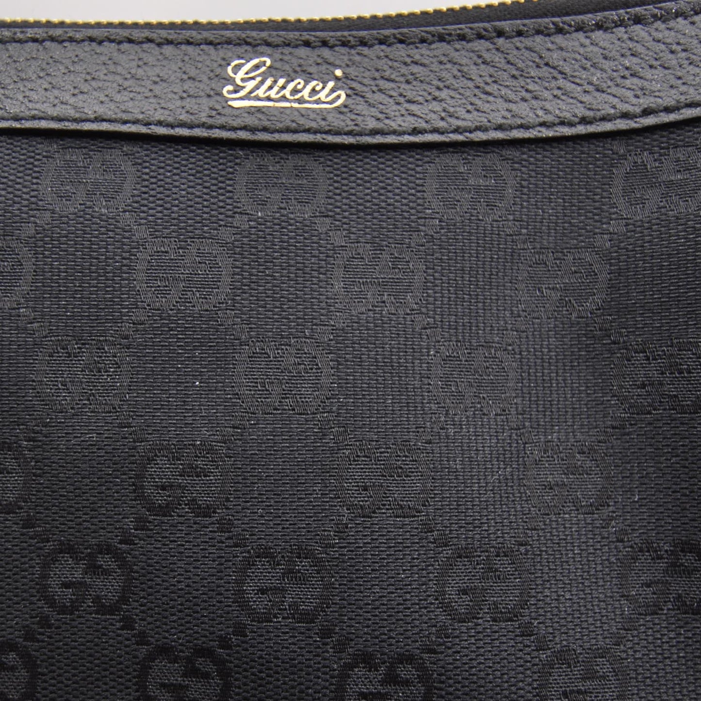 Monogram Abbey Shoulder Bag Black