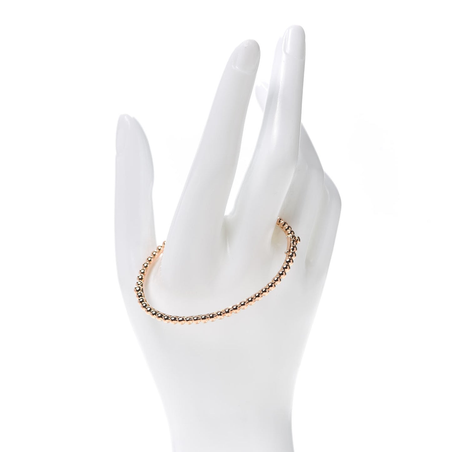 18K Rose Gold Perlee Pearls of Gold Bracelet M