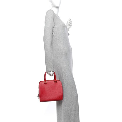 Louis Vuitton Epi Pont-Neuf Castillan Red 2 of 9