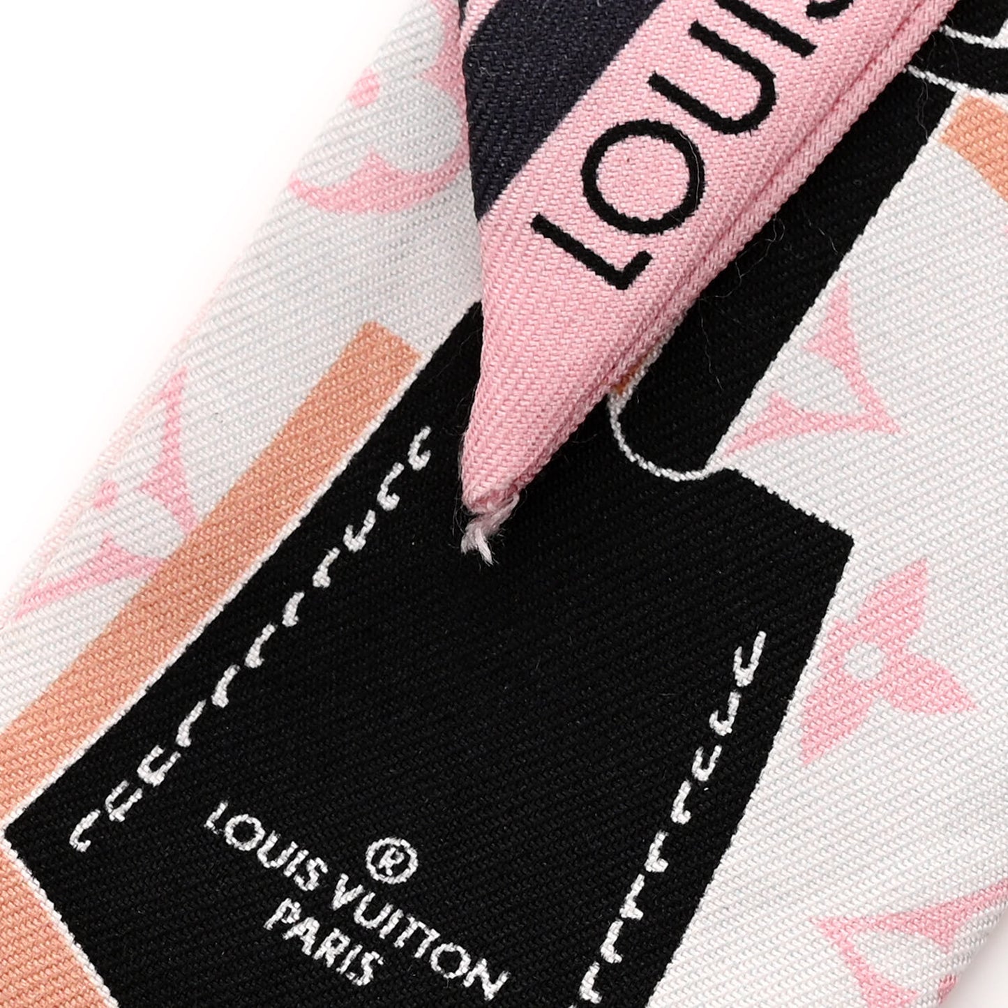 Silk Monogram Rising Confidential BB Bandeau Black Rose