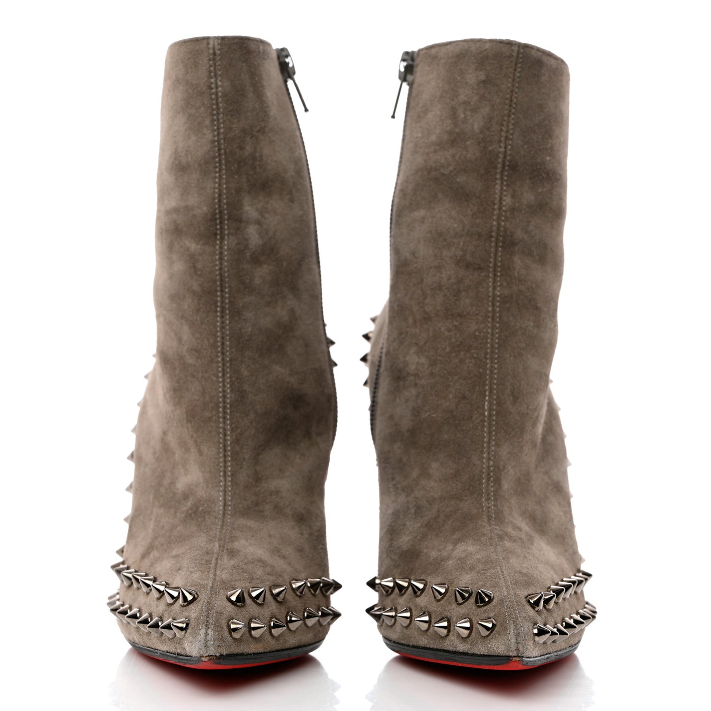 Veau Velours Willetta 100 Ankle Boots 36.5 Cendre Gun