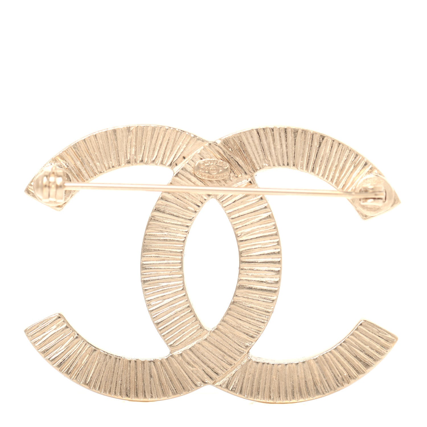 Chanel Pearl Studded CC Brooch Pin 3 of 4