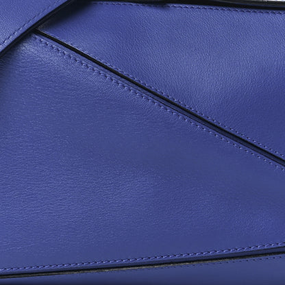 Loewe Calfskin Medium Puzzle Bag Electric Blue 9 of 12