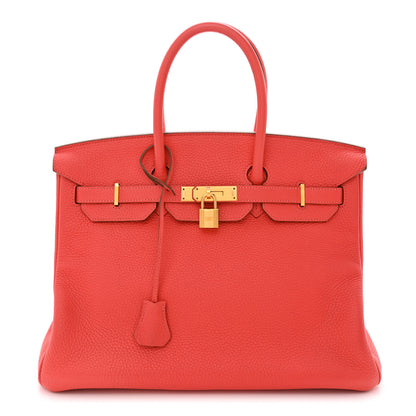 Hermes Taurillon Clemence Birkin 35 Rose Jaipur 1 of 11