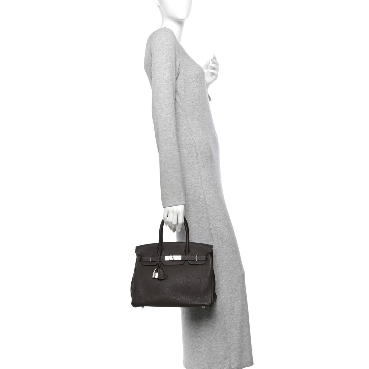 Togo Verson Birkin 30 Ebene Gold