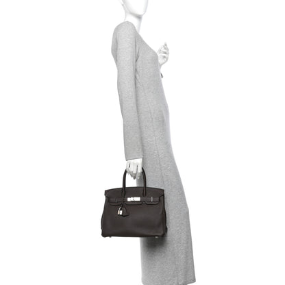 Hermes Togo Verson Birkin 30 Ebene Gold 2 of 10