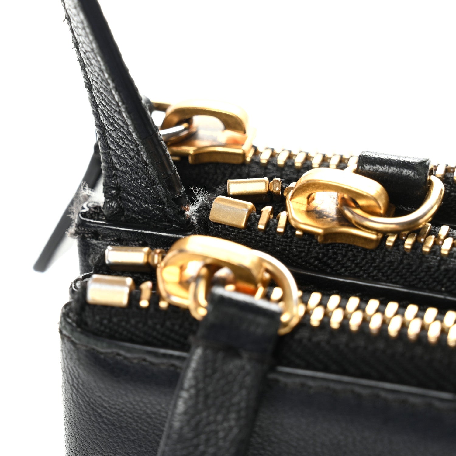 Celine Lambskin Large Trio Crossbody Bag Black 1875129 – FASHIONPHILE