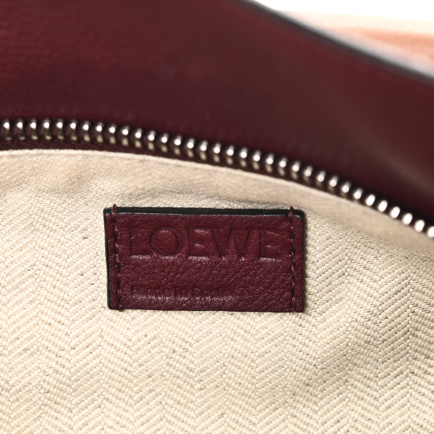 Loewe Calfskin Rugby Small Puzzle Bag Wine Pastel Pink 6 of 9
