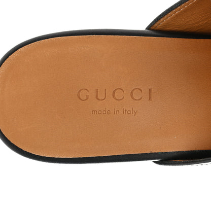 Gucci Calfskin Womens Princetown Slippers 36 Black 7 of 8