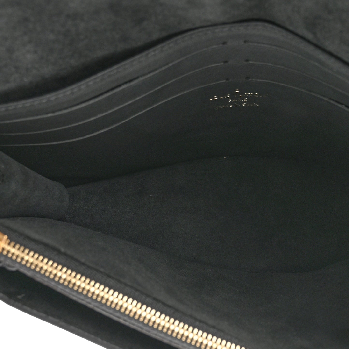 Damier Ebene Vavin Chain Wallet Black