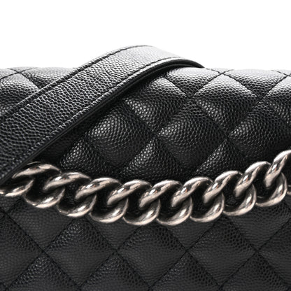Chanel Caviar Quilted Medium Boy Flap Black 8 of 10