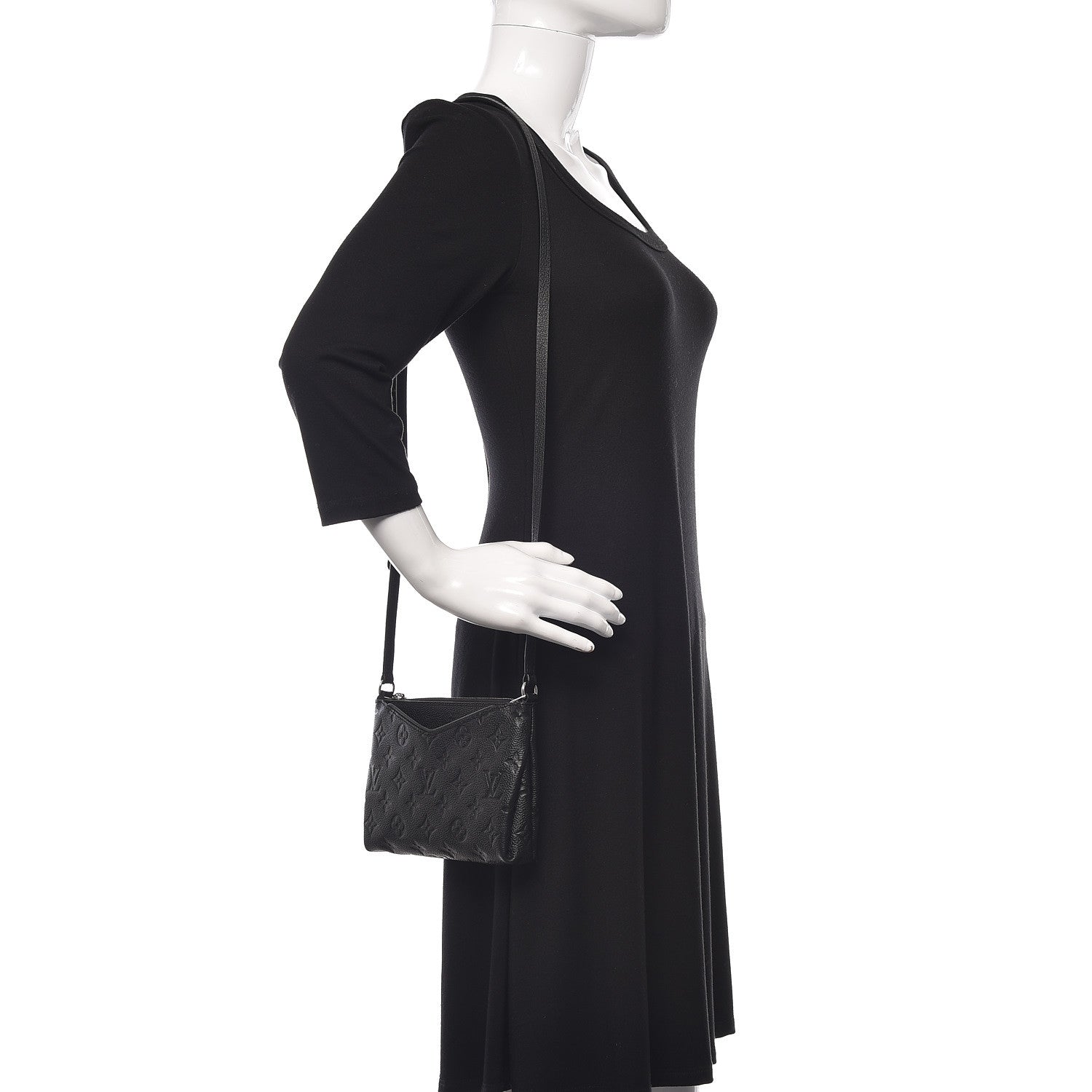 Louis Vuitton Empreinte Pallas Crossbody Black 2 of 10