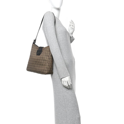 Fendi Zucca Shoulder Bag Tobacco 2 of 9