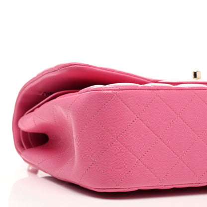 Chanel Caviar Quilted Jumbo Double Flap Pink 8 of 9