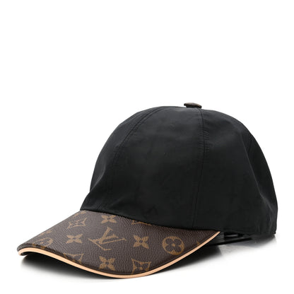 Louis Vuitton Polyester Silk Monogram LV Get Ready Cap M Black 1 of 7