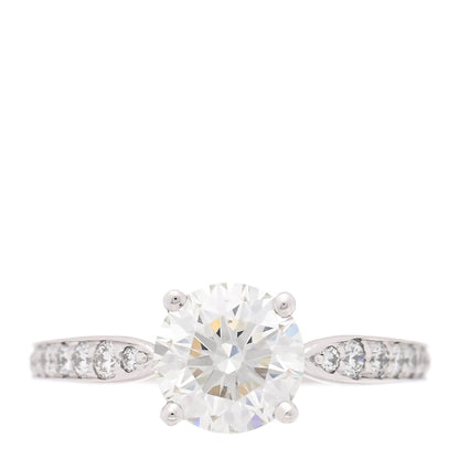 Tiffany Platinum Diamond 1.15ct Harmony Solitaire Engagement Ring 48 4.5 1 of 6