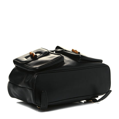 Gucci Calfskin Bamboo Backpack Black 3 of 15