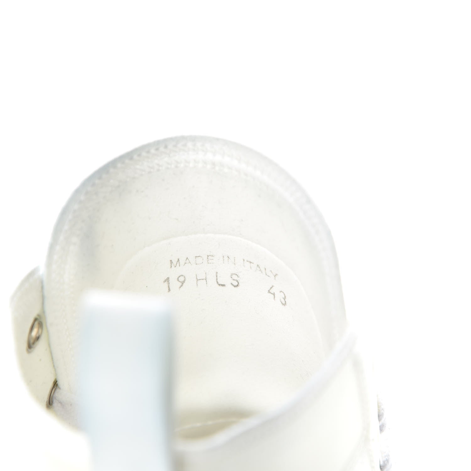 Christian Dior Technical Canvas Oblique Mens B23 High Top Sneakers 43 White 9 of 13