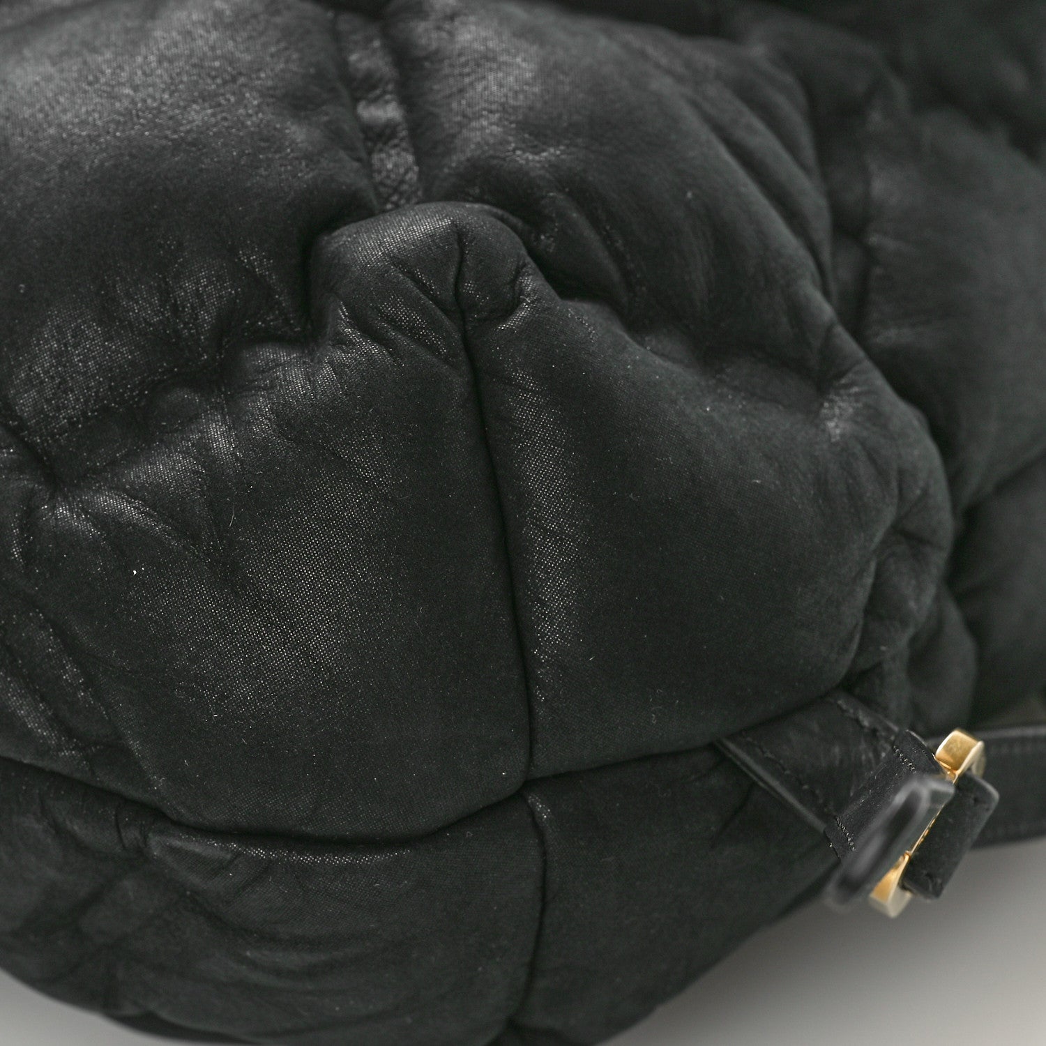 Chanel Iridescent Calfskin Quilted Chesterfield Backpack Black 11 of 11