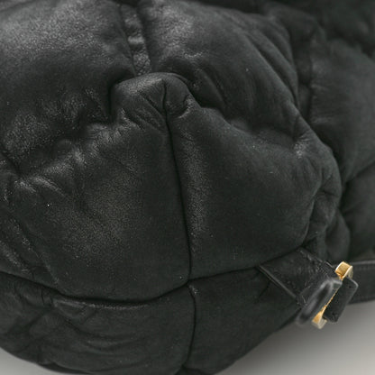 Chanel Iridescent Calfskin Quilted Chesterfield Backpack Black 11 of 11