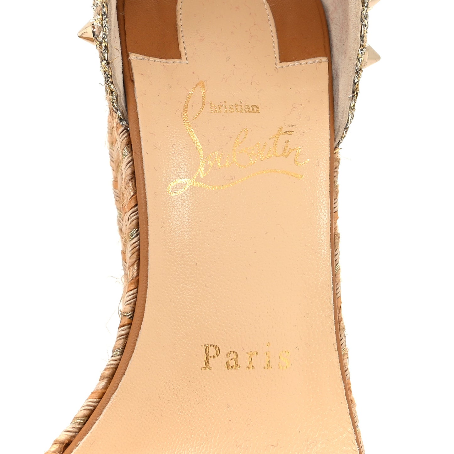 Nappa Madmonica 120 Wedge Sandals 37 Gold Silver