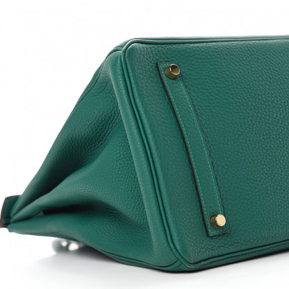 Hermes Togo Birkin 35 Malachite 6 of 10