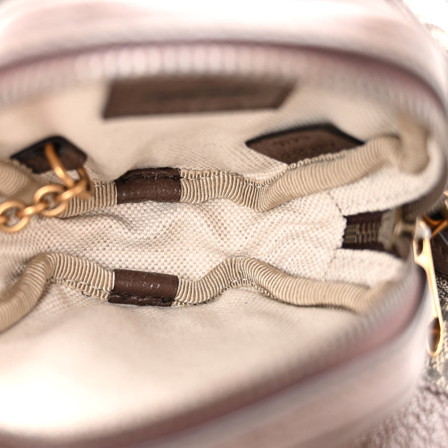 Gucci GG Supreme Monogram Web Ophidia Mini Multiway Bag Beige Ebony 7 of 14