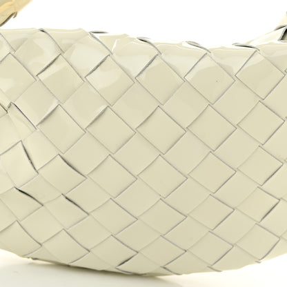 Bottega Veneta Patent Nappa Intrecciato Mini Jodie White 8 of 10