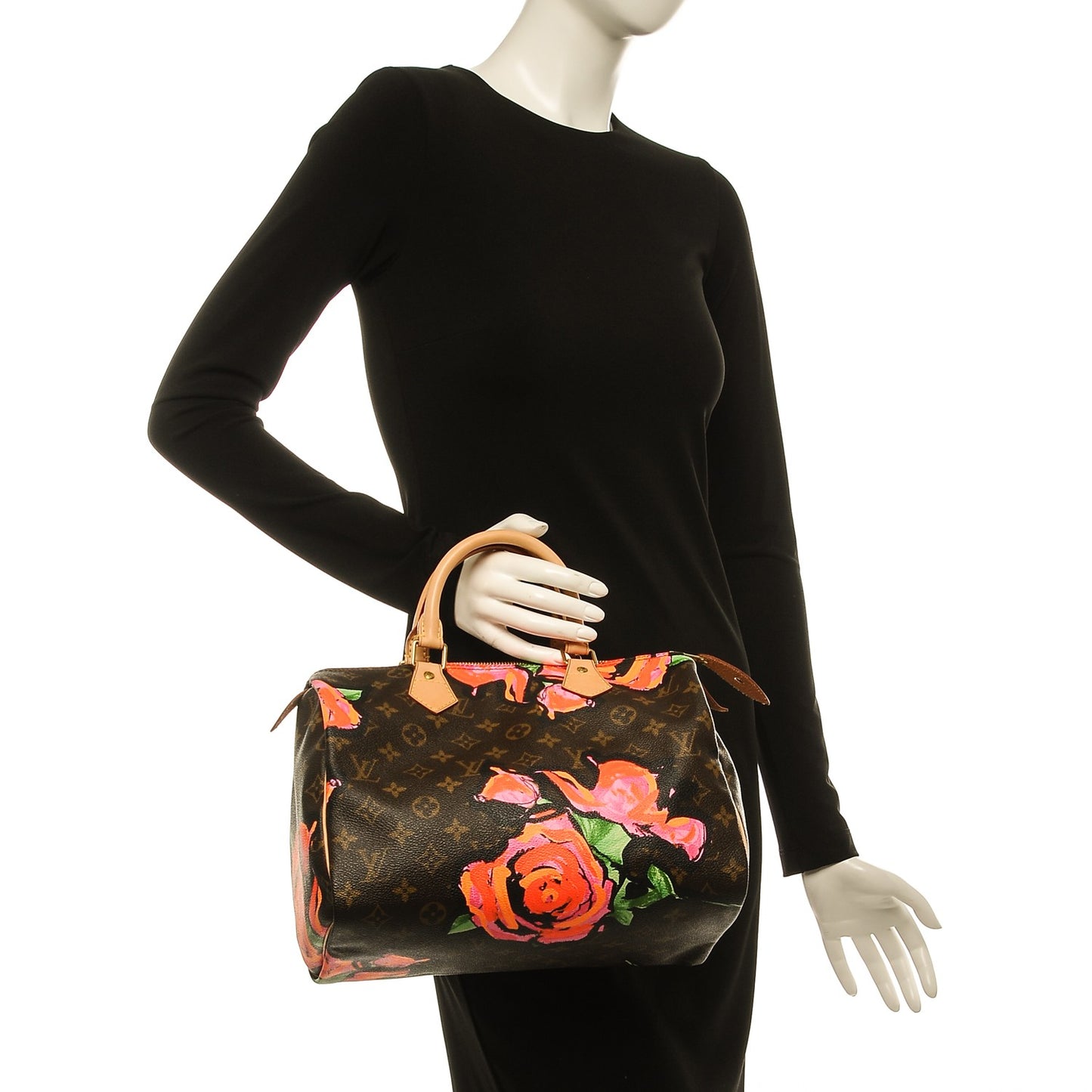 Monogram Roses Speedy 30