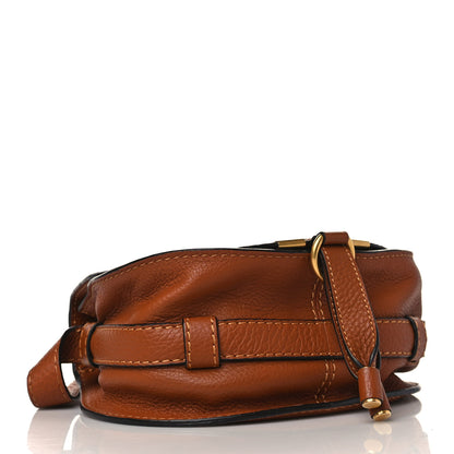 Chloe Calfskin Mini Marcie Round Crossbody Bag Tan 4 of 10