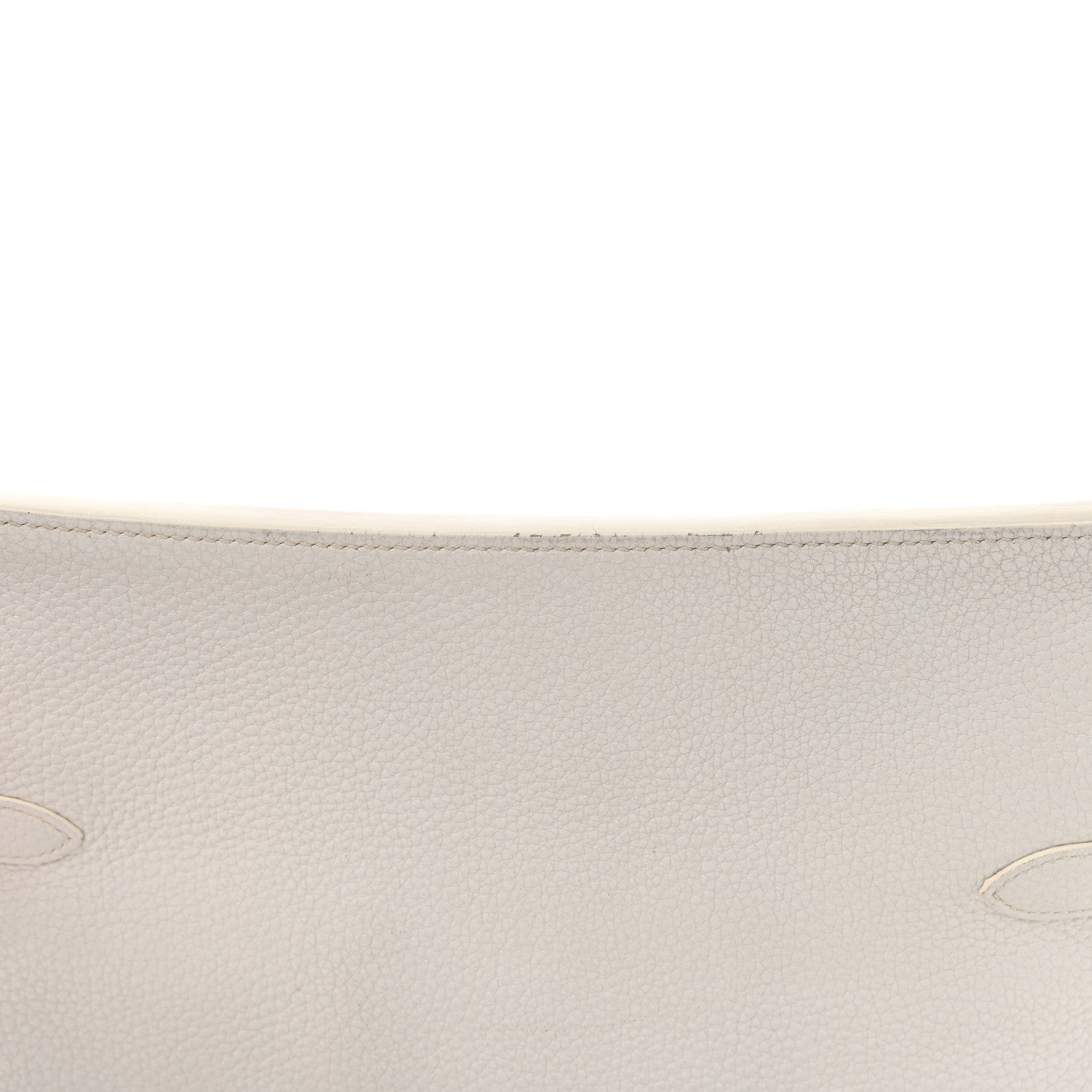 Hermes Taurillon Clemence Jypsiere 31 White 23 of 24