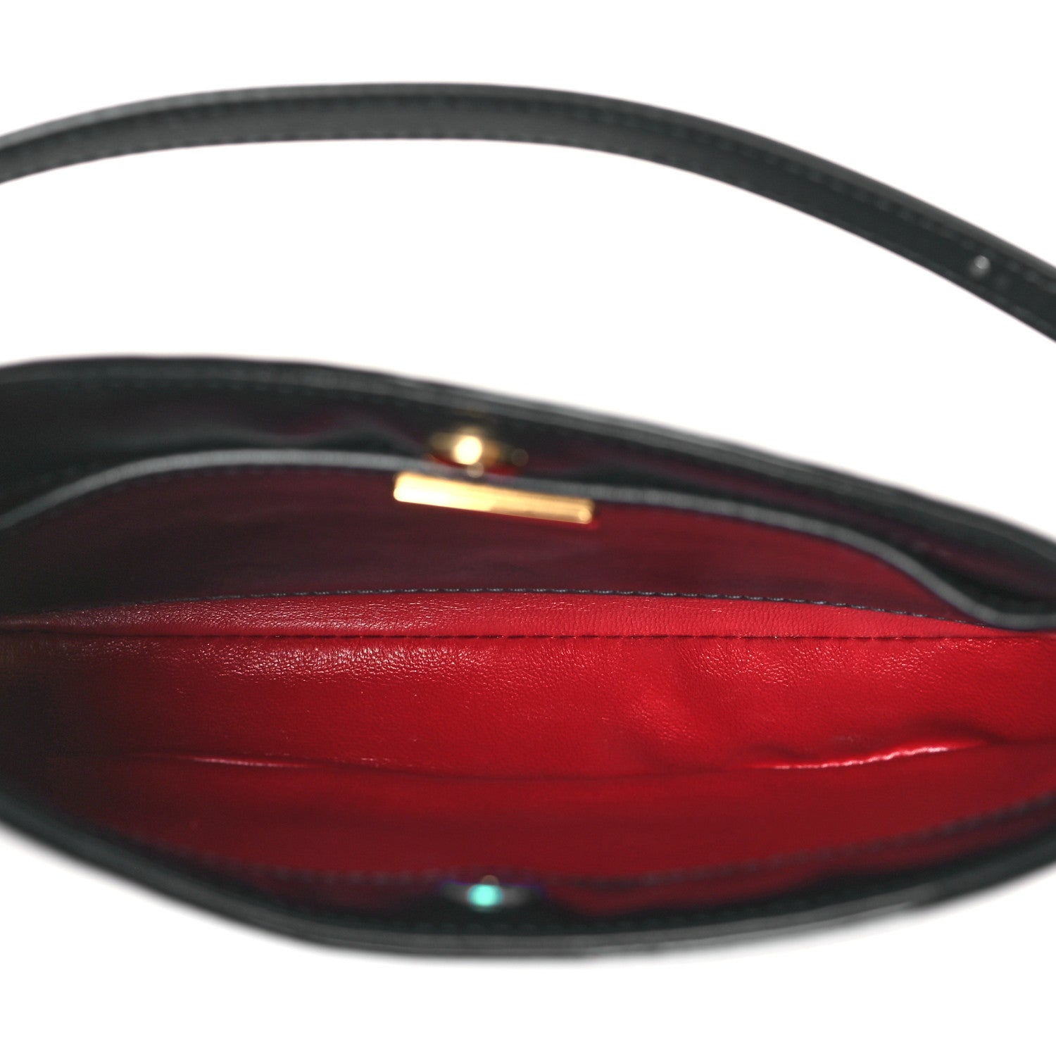 Prada Vernice Cleo Adjustable Strap Shoulder Bag Black 5 of 8