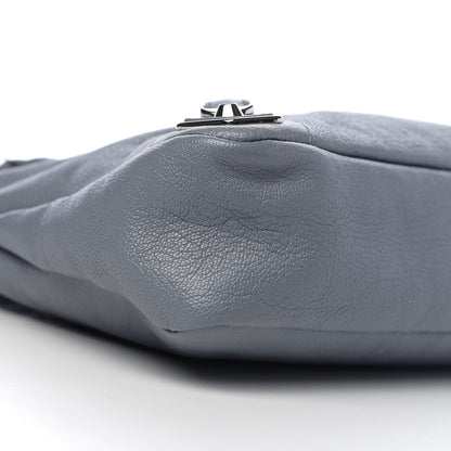 Balenciaga Chevre Silver Metallic Edge Hardware Town Bleu Acier 8 of 9