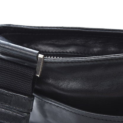 Prada Nappa Flat Messenger Bag Black 13 of 15