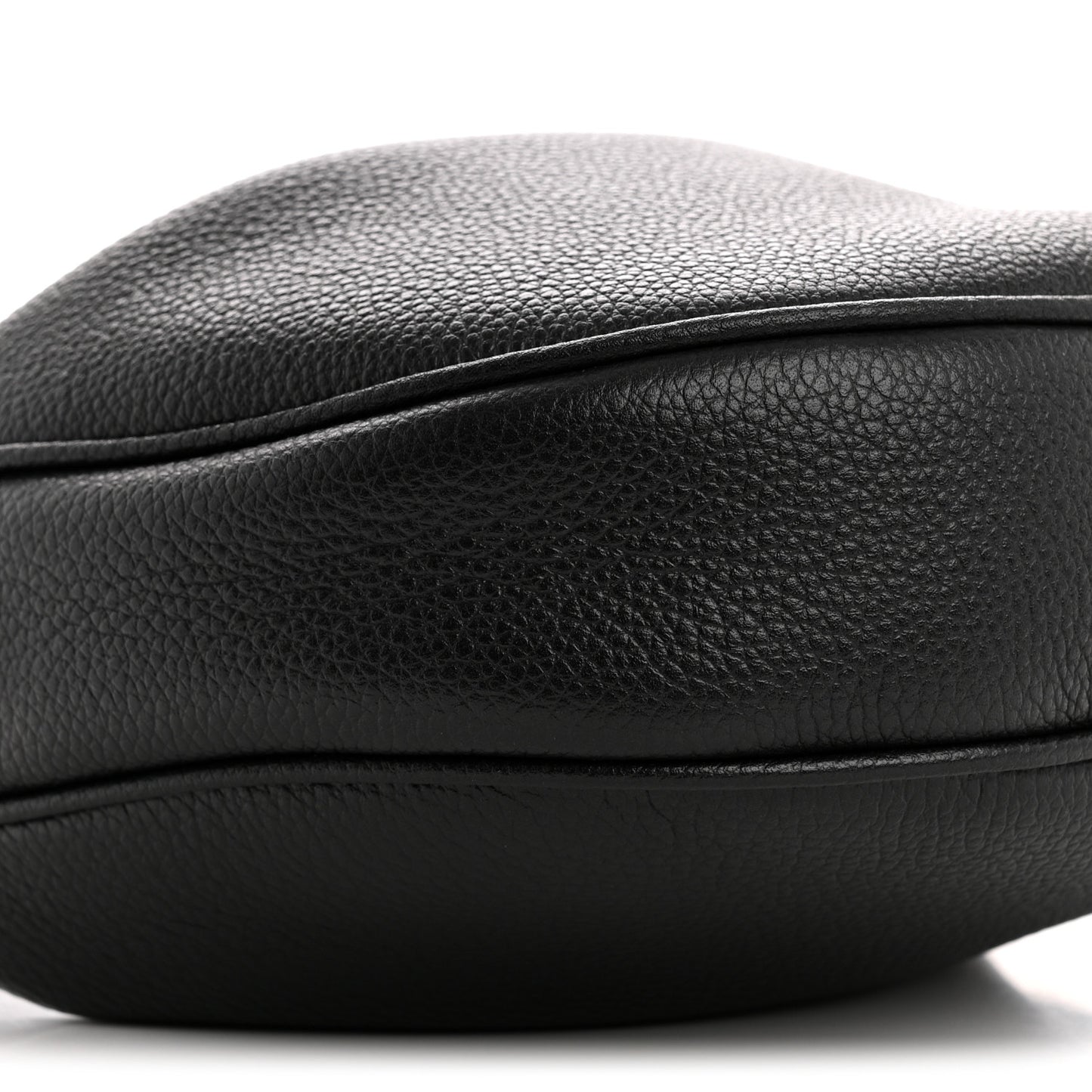 Supple Grained Calfskin Teen Lulu Shoulder Bag Black