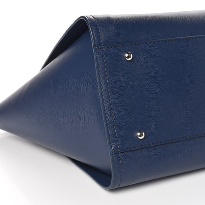 Chanel Caviar Large Studded Deauville Tote Navy 9 of 11