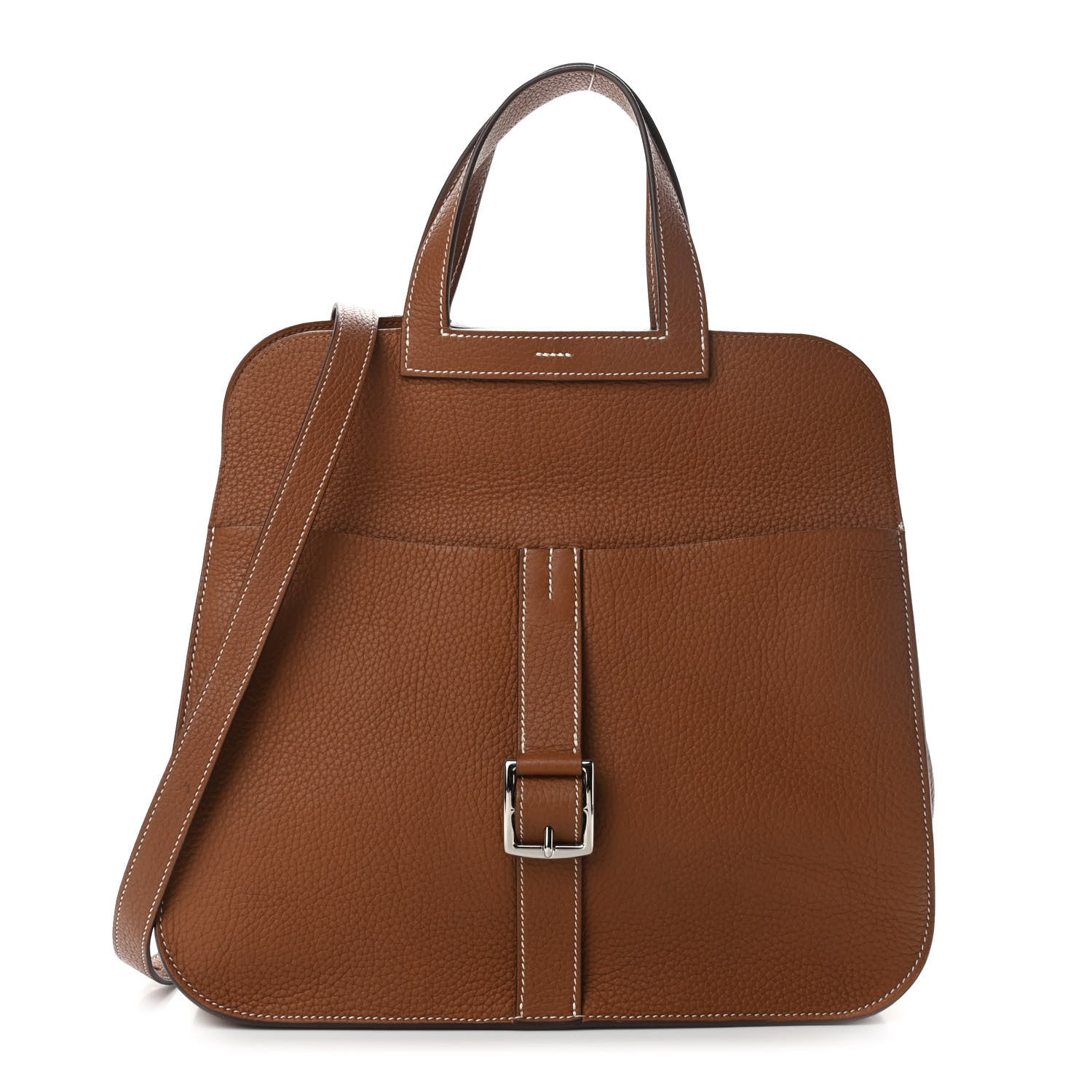 Hermes Taurillon Clemence Halzan 31 Gold 3 of 14