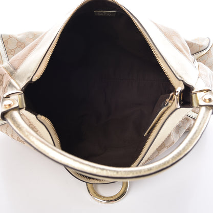 Gucci Monogram Large D Gold Hobo Gold 5 of 10